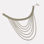 Gold Multi-layer Dropping Zircon Necklace - Image 3